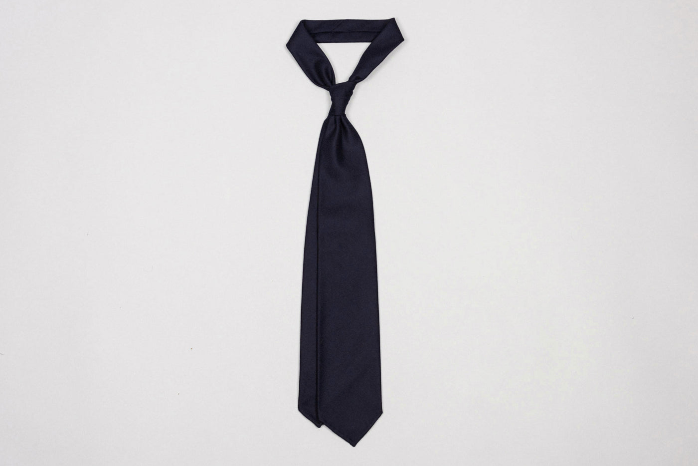 EG Cappelli Tie - Dark Navy Cashmere