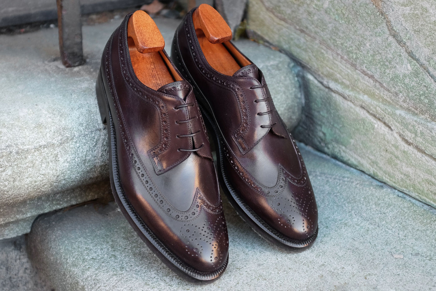 GMTO - Enzo Bonafé Longwing Derby Dark Brown Calf - 50% deposit