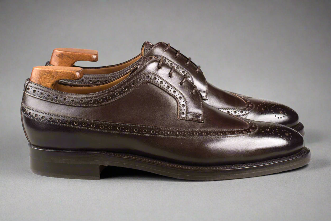 GMTO - Enzo Bonafé Longwing Derby Dark Brown Calf - 50% deposit