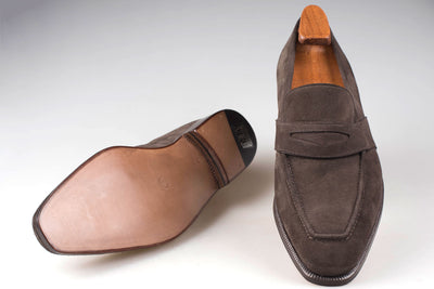 GMTO - Enzo Bonafé Full Strap Suede Loafer - 50% deposit